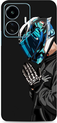 SkinoMania Vivo Iqoo Z6 Lite 5G Mobile Skin(Multicolor Motorcycle Rider)
