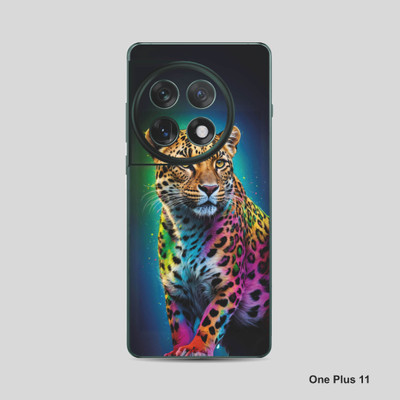 VYBE The Smart Choice One Plus 11 Leopard Mobile Skin Mobile Skin(Venice Blue, Multi Color 17)