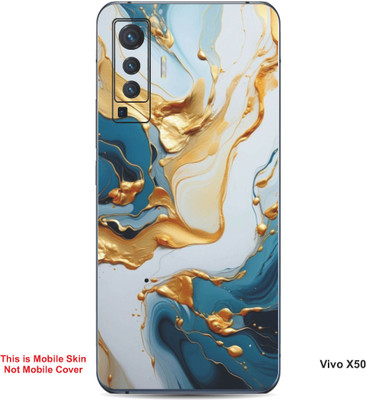 VYBE The Smart Choice Vivo X50 Art Embossed Mobile Skin(Geyser 8)