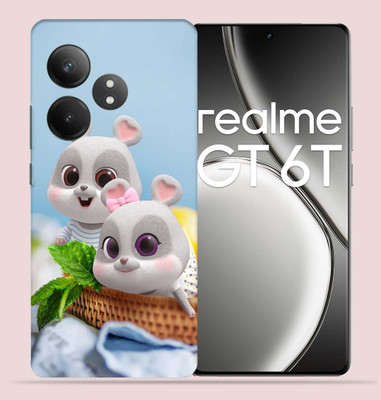 OggyBaba Realme GT 6T 5g,GT 6T 5g Mobile Skin(Cute Rabbit)