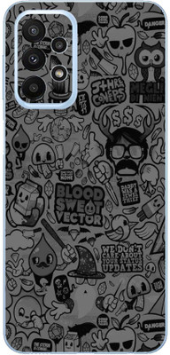 Toppings Back skin sticker for Samsung Galaxy A23 5G_104 Mobile Skin(Multicolor)