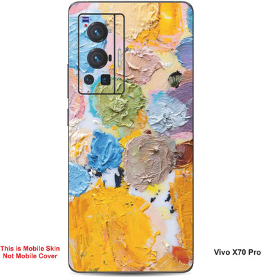VYBE The Smart Choice Vivo X70 Pro Abstract Embossed Mobile Skin(Asparagus 13)