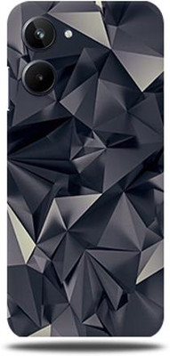 Mclaxa REALME 10 PRO 5G, Black Polygon For realme 10 pro, realme 10pro 5G Mobile Skin(Black Polygon skin (Only Back Panel Coverage))