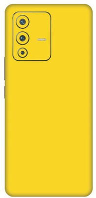 Vcare GadGets Yellow Matte vivo V23 Pro 5G Mobile Skin(Yellow Matte)