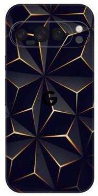 Vcare GadGets Pixel 9 Pro 5G Mobile Skin(Black & Gold)
