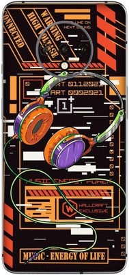 AMTHA AMTHA OnePlus 7T Mobile Skin(Multicolor)