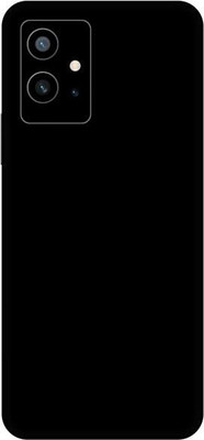 Vcare GadGets Glossy Black vivo T1 5G Mobile Skin(Glossy Black)