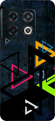 AsSkin Oneplus 10 Pro 5G Mobile Skin(Ultra Super Color Tringles Skin With High Gloss Finish).)