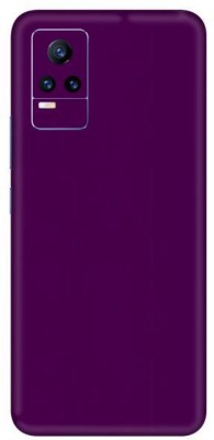 Vcare GadGets Vivo Y21e 5 G Mobile Skin(Matte Purple)