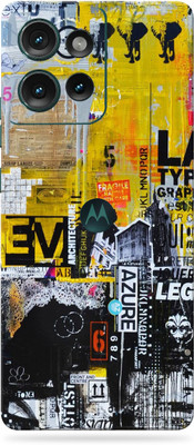 WeCre8 Skin's Motorola Edge 50 5G Mobile Skin(Abstract-Azure)