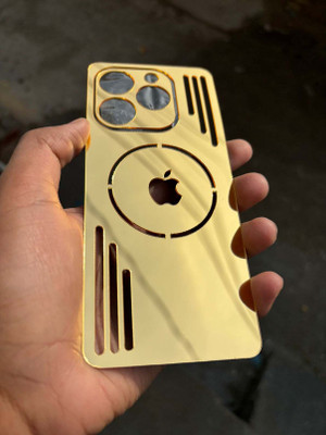 TWUAOP INFINIX NOTE 40X 5G BACK PANNEL ACRYLIC SHEET MERO APPLE Mobile Skin(Gold)