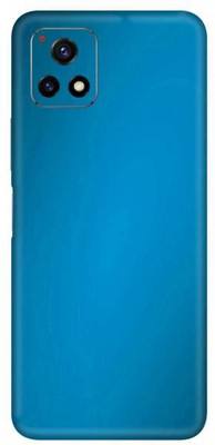 Vcare GadGets Metallic Light Blue Shining vivo Y72 5G Mobile Skin(Metallic Light Blue Shining)