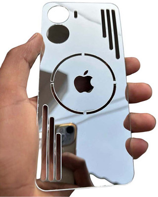 TWUAOP VIVO Y16, VIVO Y56 5G, VIVO T2X 5G, MIRROR BACK PANNEL ACRYLIC SHEET Mobile Skin(Silver)