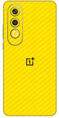 Vcare GadGets Fiber Carbon Yellow OnePlus Nord CE4 5G With Logo Mobile Skin(Fiber Carbon Yellow)