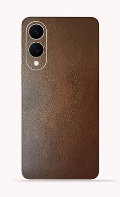 OggyBaba Samsung S25 edge 5g Mobile Skin(Brown-Leather)