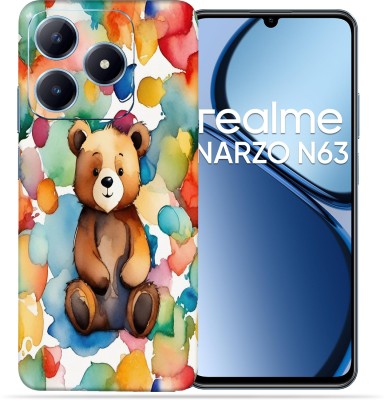 OggyBaba OggyBaba Realme Narzo N63 Mobile Skin(Bear painting)