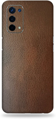 Jeeva Creation OPPO A74 5G Mobile Skin(Ultra Super Brown Leather Skin With High Matte Finish.)