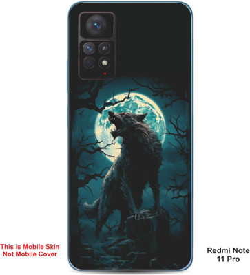 VYBE The Smart Choice Redmi Note 11 Pro Wolf Embossed Mobile Skin(Dairy Cream 20)