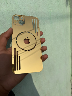 TWUAOP APPLE IPHONE 13 BACK PANNEL ACRYLIC SHEET MERO APPLE Mobile Skin(Gold)