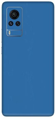 Vcare GadGets Vivo X60 Pro Mobile Skin(Glossy Light Blue)