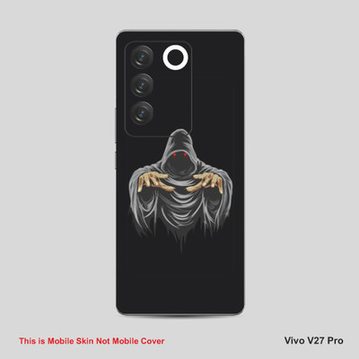 VYBE The Smart Choice Vivo V27 Pro Horror Mobile Skin Mobile Skin(Black, Grey A37)