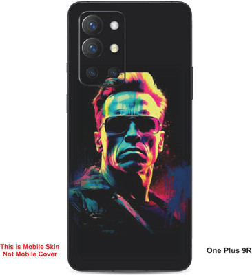 VYBE The Smart Choice One Plus 9R Abstract Embossed Mobile Skin(Dust Storm A6)