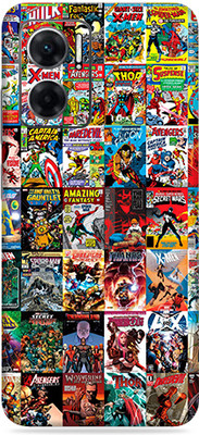 SkinoMania Redmi 11 Prime(5G) Mobile Skin(Multicolor Movie Poster)