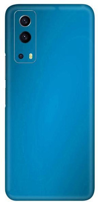 Vcare GadGets Metallic Light Blue Shining vivo i QOO Z3 5G Mobile Skin(Metallic Light Blue Shining)