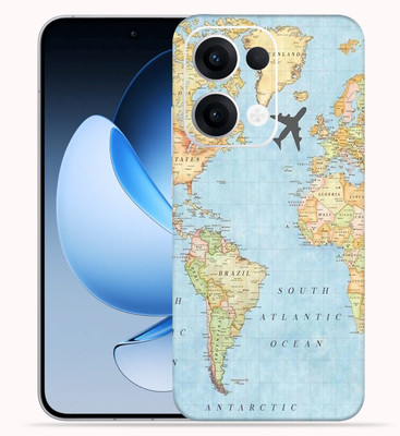 OggyBaba OggyBaba Poco M6 Plus 5g Mobile Skin(Word Map)