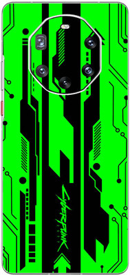 FCS Huawei Mate 40 RS Porsche Printed Back skin Mobile Skin(Cyber Punk Green)