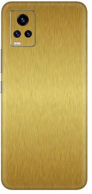 Vcare GadGets Vivo V20 Pro Mobile Skin(Brushed Gold)