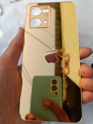 TWROP OPPO F21 PRO, OPPO F21S PRO 4G MOBILE SKIN BACK PANNEL ACRYLIC SHEET Mobile Skin(Gold)
