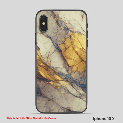 VYBE The Smart Choice iPhone 10X Pattern Mobile Skin(Arylide Yellow 5)