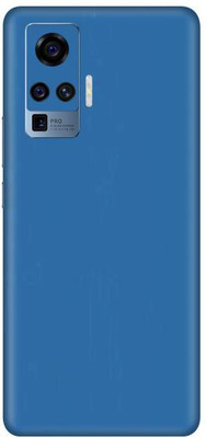 Vcare GadGets Vivo X50 Pro Mobile Skin(Glossy Light Blue)