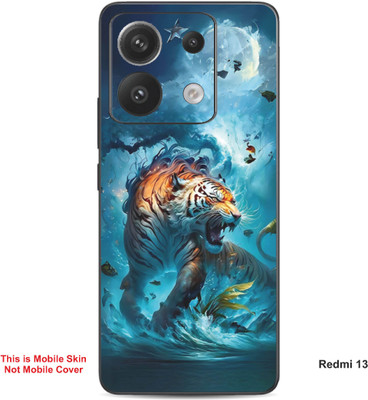 VYBE The Smart Choice Redmi 13 Tiger Embossed Mobile Skin(Jellyfish 10)