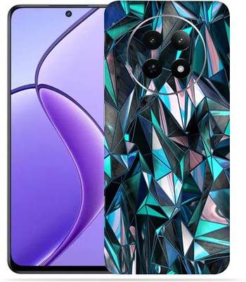 OggyBaba Realme 12X 5g Mobile Skin(Polygon blue)
