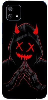 AsSkin Oppo A16e Mobile Skin(Ultra Super Black devil Skin With High Gloss Finish).)