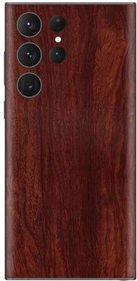 Orgic India Samsung S24 Ultra Mobile Skin(Dark Wood)