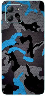 BugguSkin INIFINIX HOT 11 2022, infinix hot 11 2022, INfinix Hot 11 2022 Mobile Skin(Ultra Super Camouflate military Blue Skin With High Matte Finish.)