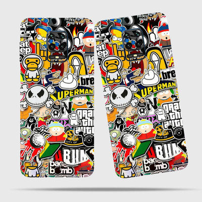 yug emporium MI REDMI NOTE 9 PRO MAX, POCO M2 PRO 3D PRINTED LOOK WITH PREMIUM DESIGN QUALITY Mobile Skin(Multicolor)