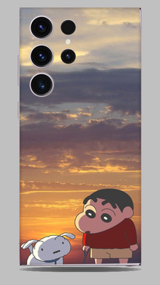 SkinoMania Samsung Galaxy S23 ultra Mobile Skin(Shinchan Multicolor Mobile skin)