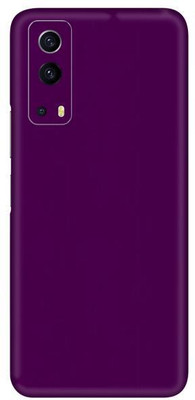 Vcare GadGets Matte Purple vivo i QOO Z3 5G Mobile Skin(Matte Purple)