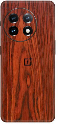 Vcare GadGets One Plus 11 5G With Logo Mobile Skin(Wooden)