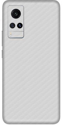 Vcare GadGets Vivo X60 Mobile Skin(Fiber Carbon White)