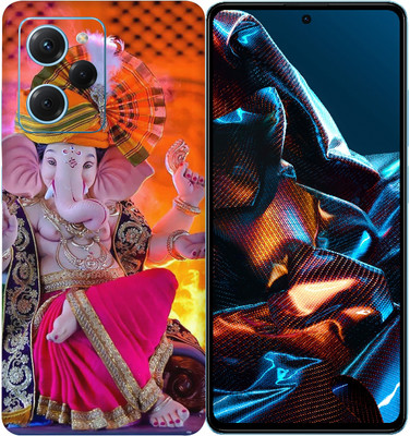 SkinoMania POCO X5 Pro 5G Mobile Skin(Multicolor Ganesha)