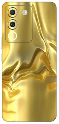 Vcare GadGets Golden Vivo Y200 5G Mobile Skin(Multicolor)