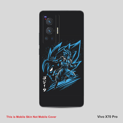 VYBE The Smart Choice Vivo 70X Pro Goku Mobile Skin Mobile Skin(Dark Blue 15)