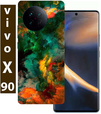 BUGGU Vivo X90 Mobile Skin(Ultra Super Multicolor Clouds Skin With High Matte Finish.)