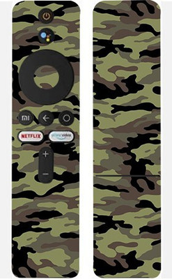 TJ CREATION Mi Smart LED TV Remote Mobile Skin(Ultra Super Camouflage Military Green Skin With High Matte Finish.)
