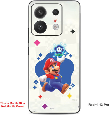 VYBE The Smart Choice Redmi 13 Pro Super Mario Embossed Mobile Skin(Mid Blue A1)